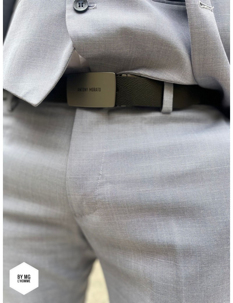 CEINTURE REVERSIBLE NOIR&BLEU ANTONYMORATO BY MG L'HOMME.