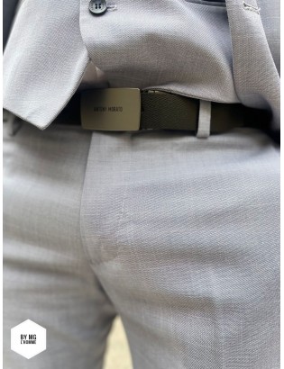 CEINTURE REVERSIBLE NOIR&BLEU ANTONYMORATO BY MG L'HOMME.