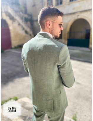 BLAZER OASIS SELECTED LIGHT GREEN BY MG L'HOMME