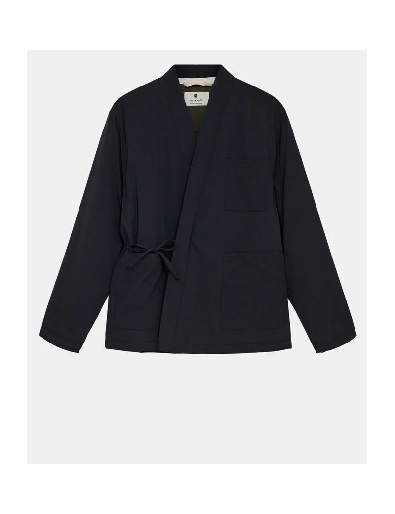 AKJESPER QUILT KIMONO OS - Caviar