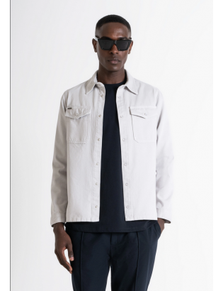 CHEMISE REGULAR FIT EN DENIM AVEC POCHES Ice Antony Morato